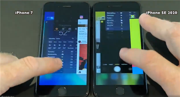 新iPhone SE速度實測對比:比6s明顯快、跟7沒啥區別