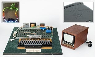 458711美元!一臺全功能蘋果Apple-1電腦被成功拍下